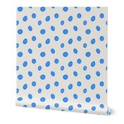 Blue Buttons | Funky Polka dots