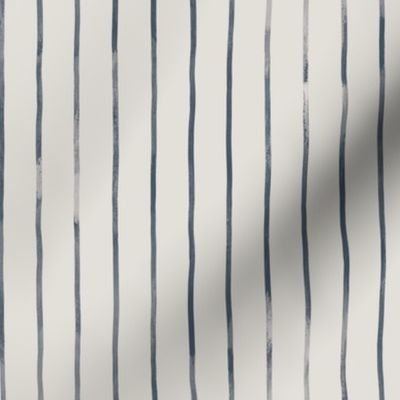 Textured Stripes, Charcoal on White Smoke