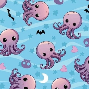 Pastel Goth Octopus - L