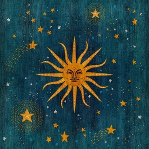 Large Scale - Celestial Sun and Stars