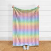 Rainbow Stripes Pixel Art - Medium Scale