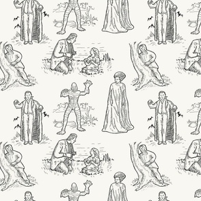 Famous Monsters Toile