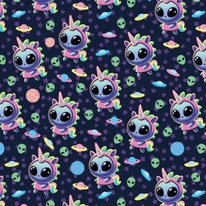  Kawaii Unicorn Alien - S