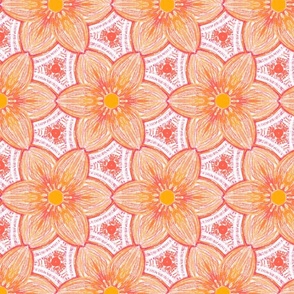 doodle_orange_flowers_aggadesign