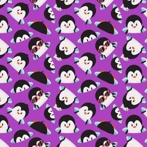 Peeking Penguins, Purple
