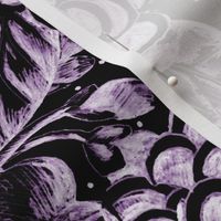Purple Poison Moonlight Garden - Whimsigothic Wallpaper