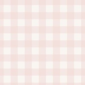 pale pink gingham / small / 1 inch