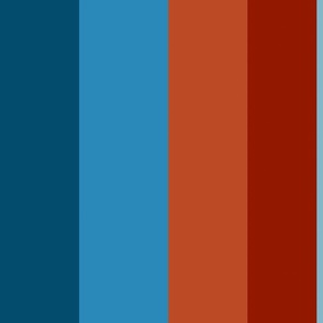 blue and rust stripes 245