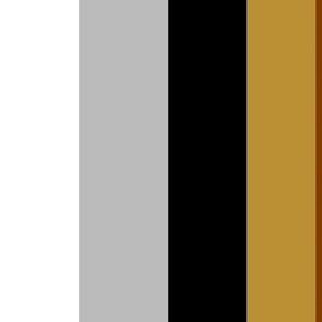 Silver_ black_ gold and rust  stripes