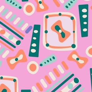 Candy Color Abstract Shapes