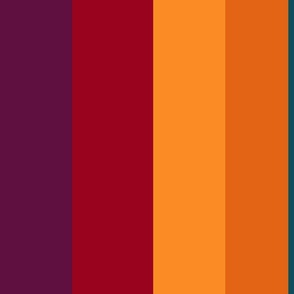 orange_ purple_ red and teal stripes