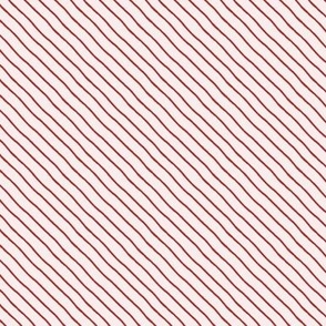 Diagonal Christmas stripe. Candy cane. Red and pink. Mini