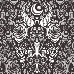 Gothic monochrome pattern