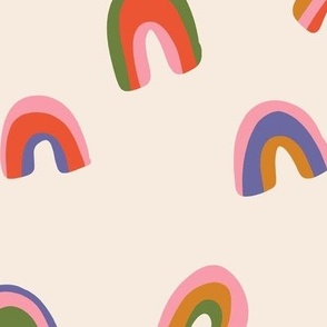 Tween spirit simple colorful rainbows - Large scale