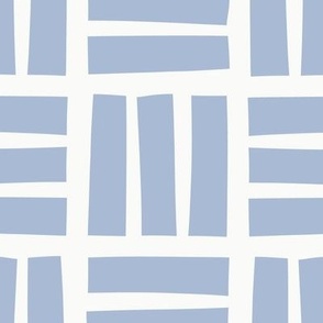 Blocks / large scale / blue beige simple geometric graphical block design
