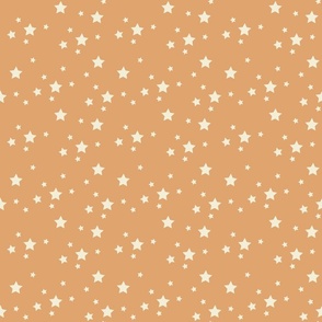 caramel boho stars large