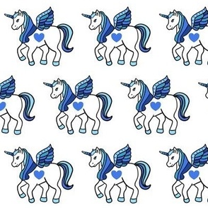Magical Blue Unicorn