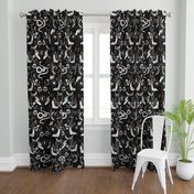 Whimsical Gothic Botanical Tale Cosmic Halloween Wallpaper 