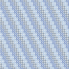 starburst block print diagonal stripe blue periwinkle small scale