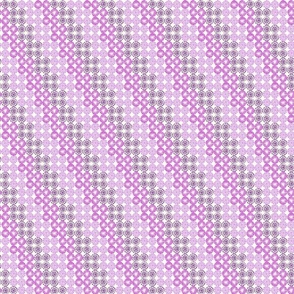 starburst block print diagonal stripe hot magenta small scale