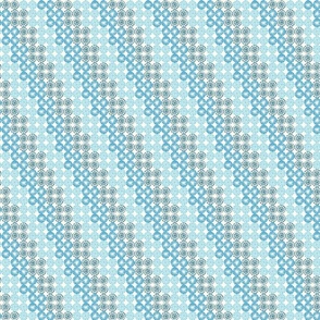 starburst block print diagonal stripe ocean breeze small scale