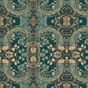 Art Nouveau pattern inspiration,William Morris design ideas,Arts and crafts movement influence,Characteristics of Art Nouveau patterns,Exploring William Morris patterns,Art Nouveau designs for home decor,William Morris wallpaper patterns,Arts and crafts m