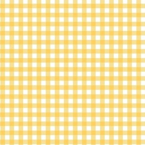 Buttercup Classic Gingham in Ray Flower Yellow