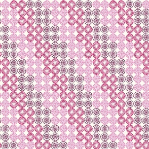 starburst block print diagonal stripe lipstick pink medium scale
