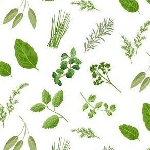 Herbs - white