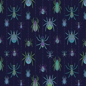 Spider Soiree - vivid cool (S)