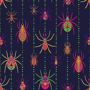 Spider Soiree - vivid warm (M)