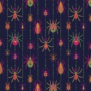 Spider Soiree - vivid warm (S)
