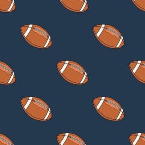 Large Scale Footballs on Navy