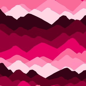 Pink gradient landscape large scale