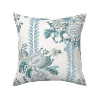 Hollis Floral Stripe Light Blue