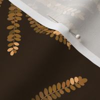 Kowhai Leaves - Copper & Brown