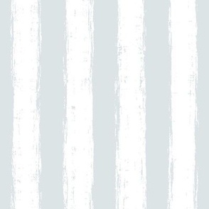 Vertical White Distressed Stripes on Eggshell