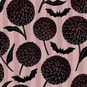 Black Dahlia Goth Garden - pink