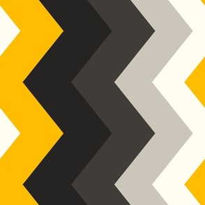 yellow_ black_ gray and white chevron