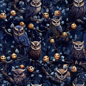 Horned Owl Halloween