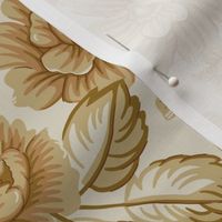 ROYAL JACOBEAN FLORAL- BEIGE SML