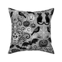 299 Halloween Damask