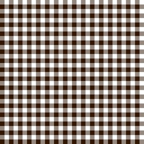 Small Gingham (dark brown)