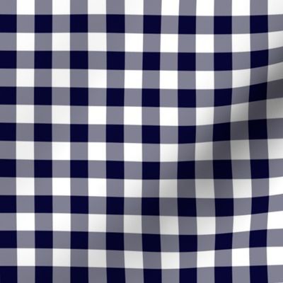 Gingham (dark blue)