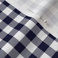 Gingham (dark blue)