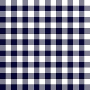 Gingham (dark blue)