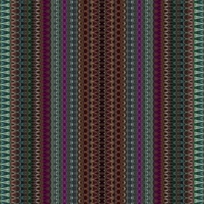 ethnic mini geo stripes - vertical