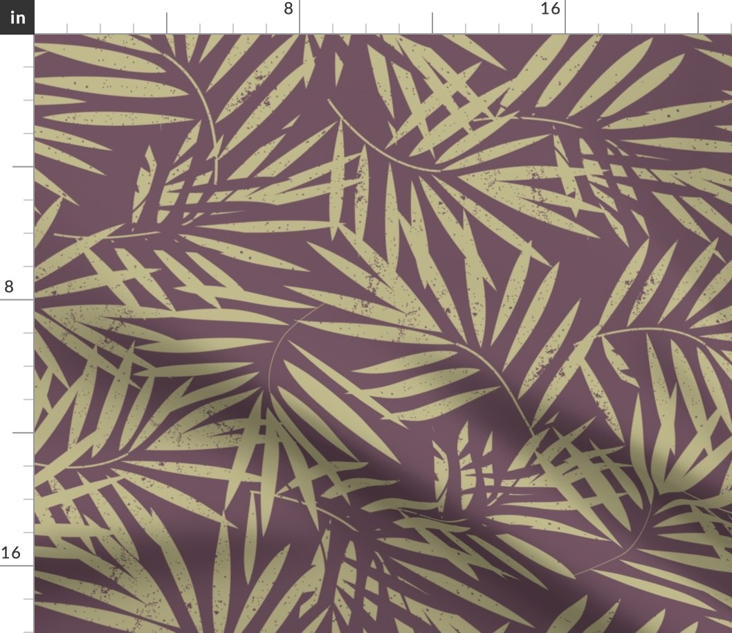 Huge purple palms - palm leaves for room to grow coordinates 