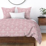 Tulip PRINT FAUX Grasscloth in PINK