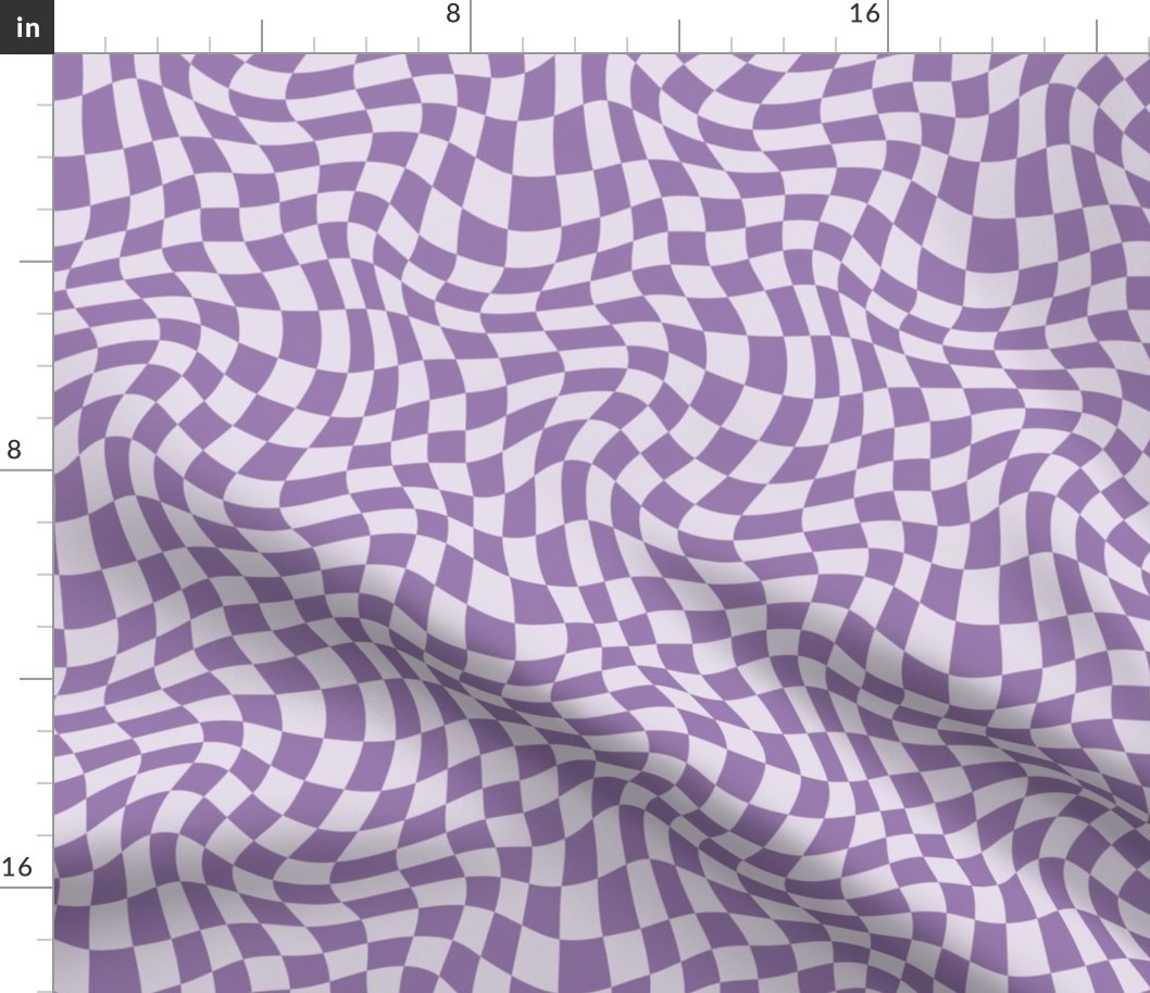 Small Scale / Wavy Checks / Purple